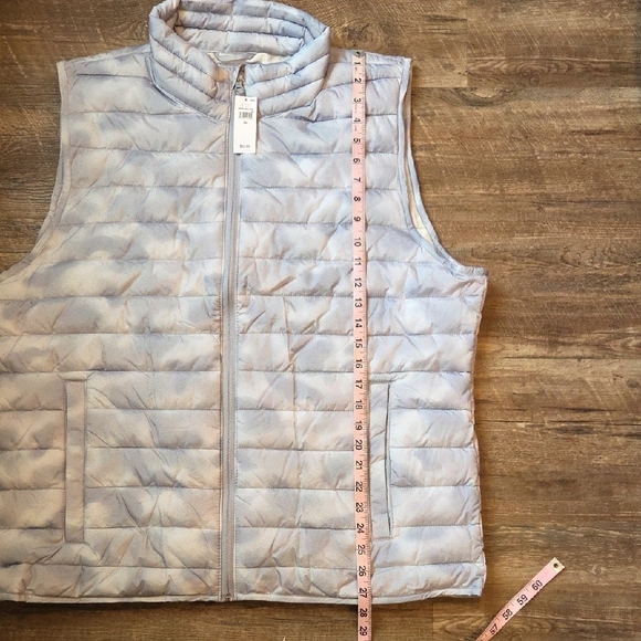 GAP ColdControl Puffer Vest Men's Size XL Silver/Grey New With Tags - Picture 13 of 14